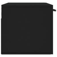 Thumbnail for Wandschrank Schwarz 80x36,5x35 cm Holzwerkstoff