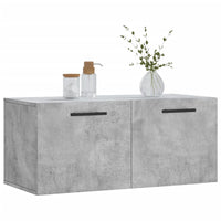 Thumbnail for Wandschrank Betongrau 80x36,5x35 cm Holzwerkstoff