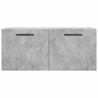 Thumbnail for Wandschrank Betongrau 80x36,5x35 cm Holzwerkstoff