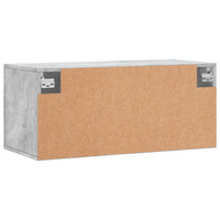Thumbnail for Wandschrank Betongrau 80x36,5x35 cm Holzwerkstoff