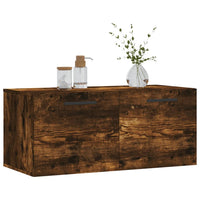 Thumbnail for Wandschrank Räuchereiche 80x36,5x35 cm Holzwerkstoff