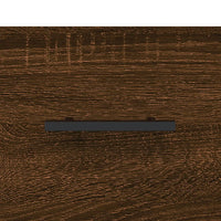 Thumbnail for Wandschrank Braun Eichen-Optik 80x36,5x35 cm Holzwerkstoff