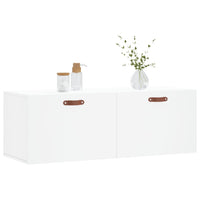 Thumbnail for Wandschrank Weiß 100x36,5x35 cm Holzwerkstoff