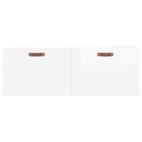 Thumbnail for Wandschrank Hochglanz-Weiß 100x36,5x35 cm Holzwerkstoff