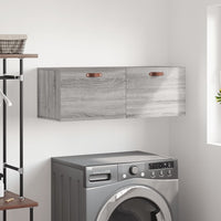 Thumbnail for Wandschrank Grau Sonoma 100x36,5x35 cm Holzwerkstoff