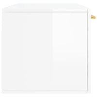Thumbnail for Wandschrank Hochglanz-Weiß 100x36,5x35 cm Holzwerkstoff