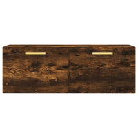 Thumbnail for Wandschrank Räuchereiche 100x36,5x35 cm Holzwerkstoff