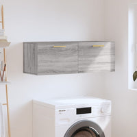 Thumbnail for Wandschrank Grau Sonoma 100x36,5x35 cm Holzwerkstoff
