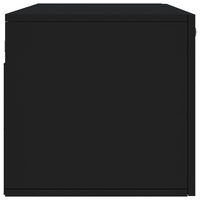 Thumbnail for Wandschrank Schwarz 100x36,5x35 cm Holzwerkstoff