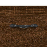 Thumbnail for Wandschrank Braun Eichen-Optik 100x36,5x35 cm Holzwerkstoff