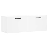 Thumbnail for Wandschrank Weiß 100x36,5x35 cm Holzwerkstoff