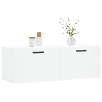 Thumbnail for Wandschrank Weiß 100x36,5x35 cm Holzwerkstoff