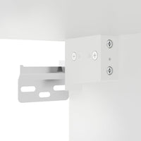 Thumbnail for Wandschrank Weiß 100x36,5x35 cm Holzwerkstoff
