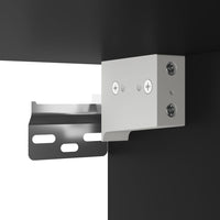Thumbnail for Wandschrank Schwarz 100x36,5x35 cm Holzwerkstoff