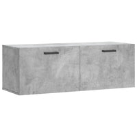 Thumbnail for Wandschrank Betongrau 100x36,5x35 cm Holzwerkstoff