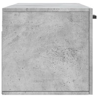 Thumbnail for Wandschrank Betongrau 100x36,5x35 cm Holzwerkstoff