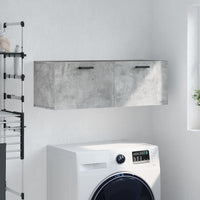 Thumbnail for Wandschrank Betongrau 100x36,5x35 cm Holzwerkstoff