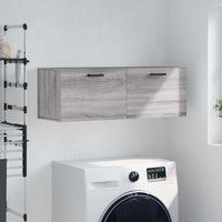 Thumbnail for Wandschrank Grau Sonoma 100x36,5x35 cm Holzwerkstoff
