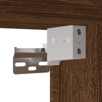 Thumbnail for Wandschrank Braun Eichen-Optik 100x36,5x35 cm Holzwerkstoff