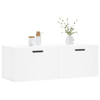 Thumbnail for Wandschrank Weiß 100x36,5x35 cm Holzwerkstoff