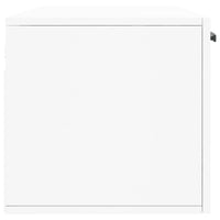 Thumbnail for Wandschrank Weiß 100x36,5x35 cm Holzwerkstoff