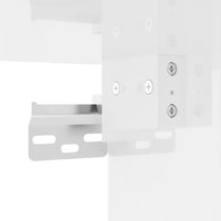 Thumbnail for Wandschrank Hochglanz-Weiß 100x36,5x35 cm Holzwerkstoff