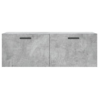 Thumbnail for Wandschrank Betongrau 100x36,5x35 cm Holzwerkstoff