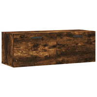 Thumbnail for Wandschrank Räuchereiche 100x36,5x35 cm Holzwerkstoff