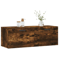 Thumbnail for Wandschrank Räuchereiche 100x36,5x35 cm Holzwerkstoff