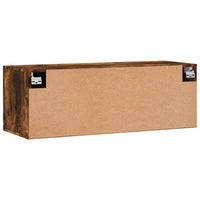 Thumbnail for Wandschrank Räuchereiche 100x36,5x35 cm Holzwerkstoff