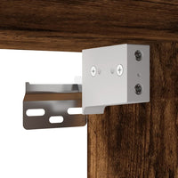 Thumbnail for Wandschrank Räuchereiche 100x36,5x35 cm Holzwerkstoff