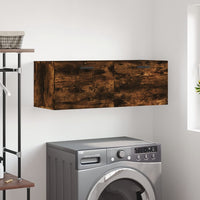 Thumbnail for Wandschrank Räuchereiche 100x36,5x35 cm Holzwerkstoff