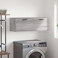 Thumbnail for Wandschrank Grau Sonoma 100x36,5x35 cm Holzwerkstoff