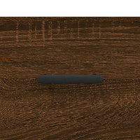 Thumbnail for Wandschrank Braun Eichen-Optik 100x36,5x35 cm Holzwerkstoff