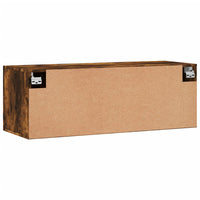 Thumbnail for Wandschrank Räuchereiche 100x36,5x35 cm Holzwerkstoff