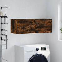 Thumbnail for Wandschrank Räuchereiche 100x36,5x35 cm Holzwerkstoff