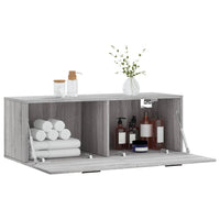 Thumbnail for Wandschrank Grau Sonoma 100x36,5x35 cm Holzwerkstoff