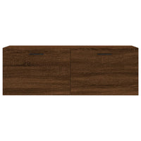 Thumbnail for Wandschrank Braun Eichen-Optik 100x36,5x35 cm Holzwerkstoff