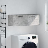 Thumbnail for Wandschrank Betongrau 100x36,5x35 cm Holzwerkstoff