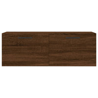 Thumbnail for Wandschrank Braun Eichen-Optik 100x36,5x35 cm Holzwerkstoff