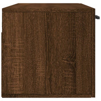 Thumbnail for Wandschrank Braun Eichen-Optik 100x36,5x35 cm Holzwerkstoff