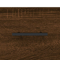 Thumbnail for Wandschrank Braun Eichen-Optik 100x36,5x35 cm Holzwerkstoff