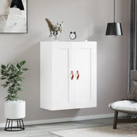 Thumbnail for Wandschrank Hochglanz-Weiß 69,5x34x90 cm Holzwerkstoff