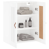 Thumbnail for Wandschrank Hochglanz-Weiß 69,5x34x90 cm Holzwerkstoff