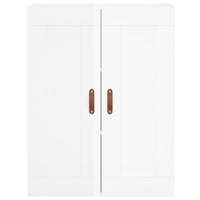 Thumbnail for Wandschrank Hochglanz-Weiß 69,5x34x90 cm Holzwerkstoff