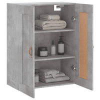 Thumbnail for Wandschrank Betongrau 69,5x34x90 cm Holzwerkstoff