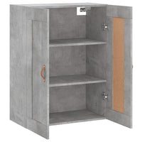 Thumbnail for Wandschrank Betongrau 69,5x34x90 cm Holzwerkstoff