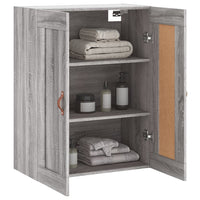 Thumbnail for Wandschrank Grau Sonoma 69,5x34x90 cm Holzwerkstoff
