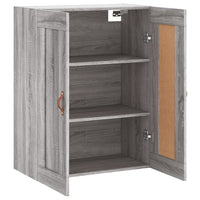 Thumbnail for Wandschrank Grau Sonoma 69,5x34x90 cm Holzwerkstoff