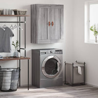 Thumbnail for Wandschrank Grau Sonoma 69,5x34x90 cm Holzwerkstoff